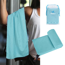 Load image into Gallery viewer, OZAEO Quick Dry Microfiber Beach Towel | Starry Print Travel &amp; Swimming Towel | 3 Sizes