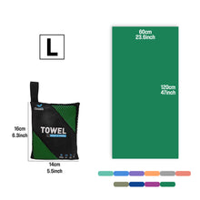 Load image into Gallery viewer, OZAEO Quick Dry Sports Towel | Lightweight Microfiber Gym &amp; Travel Towel with Mesh Bag