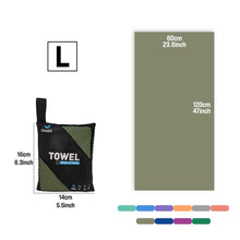 Load image into Gallery viewer, OZAEO Quick Dry Sports Towel | Lightweight Microfiber Gym &amp; Travel Towel with Mesh Bag