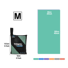 Load image into Gallery viewer, OZAEO Quick Dry Sports Towel | Lightweight Microfiber Gym &amp; Travel Towel with Mesh Bag