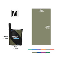 Load image into Gallery viewer, OZAEO Quick Dry Sports Towel | Lightweight Microfiber Gym &amp; Travel Towel with Mesh Bag