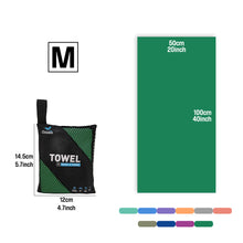Load image into Gallery viewer, OZAEO Quick Dry Sports Towel | Lightweight Microfiber Gym &amp; Travel Towel with Mesh Bag