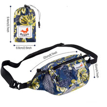 Load image into Gallery viewer, OZAEO Hiking Waist Pack | Lightweight Water-Resistant Fanny Pack for Travel &amp; Outdoor Adventures