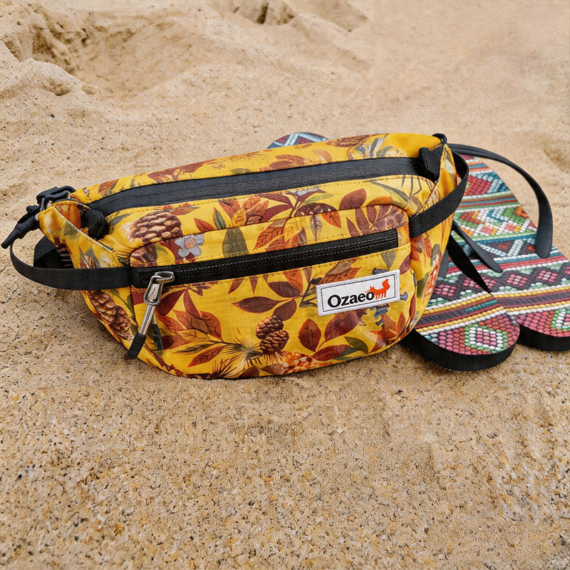 OZAEO Hiking Waist Pack | Lightweight Water-Resistant Fanny Pack for Travel & Outdoor Adventures