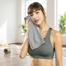 Load image into Gallery viewer, OZAEO 2-Pack Microfiber Travel Towels | Quick Dry &amp; Ultra Absorbent Gym, Beach &amp; Camping Towels