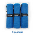 OZAEO Golf Towels 3-Pack | Quick Dry Microfiber Golf Bag Towel with Carabiner Clip | Custom Golf Gifts