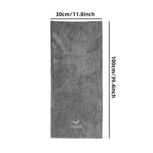 Load image into Gallery viewer, Lightweight, Quick-Drying Sports Towel-Dark Grey Gym Equipment Cover Microfiber Absorbent Quick Drying Soft Sports Terry Towel-Perfect for Outdoor Gym, Training &amp; Running