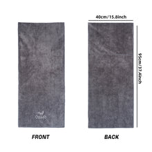 Load image into Gallery viewer, Lightweight, Quick-Drying Sports Towel-Dark Grey Gym Equipment Cover Microfiber Absorbent Quick Drying Soft Sports Terry Towel-Perfect for Outdoor Gym, Training &amp; Running