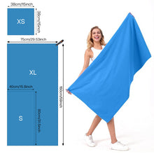 OZAEO 3-Size Microfiber Travel Towel Set | Quick Dry & Ultra Absorbent Towels with PE Drawstring Bag