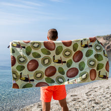 Load image into Gallery viewer, Ozaeo Microfiber Beach Towel, Quick Dry Travel Towel Sand Free Pool Towel, Lightweight Super Absorbent Compact Fast Drying Camping Towels for Swimming Hiking Gym Yoga 31.5*63in