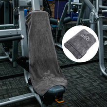 Load image into Gallery viewer, Lightweight, Quick-Drying Sports Towel-Dark Grey Gym Equipment Cover Microfiber Absorbent Quick Drying Soft Sports Terry Towel-Perfect for Outdoor Gym, Training &amp; Running