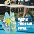 OZAEO Pickleball Towels 2-Pack | Quick Dry Sweat Towel with Magnetic Carabiner | Fun Pickleball Gifts for Women Men