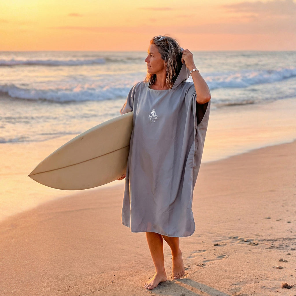 Swim Surf Poncho – Quick Dry Wearable Towel & Wetsuit Changing Robe