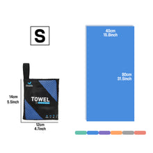 Load image into Gallery viewer, OZAEO Quick Dry Sports Towel | Lightweight Microfiber Gym &amp; Travel Towel with Mesh Bag
