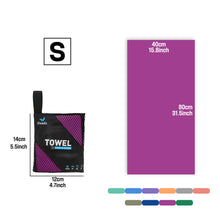 Load image into Gallery viewer, OZAEO Quick Dry Sports Towel | Lightweight Microfiber Gym &amp; Travel Towel with Mesh Bag