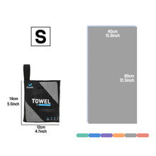 Load image into Gallery viewer, OZAEO Quick Dry Sports Towel | Lightweight Microfiber Gym &amp; Travel Towel with Mesh Bag