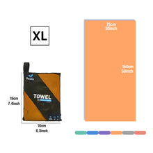 Load image into Gallery viewer, OZAEO Quick Dry Sports Towel | Lightweight Microfiber Gym &amp; Travel Towel with Mesh Bag