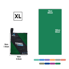 Load image into Gallery viewer, OZAEO Quick Dry Sports Towel | Lightweight Microfiber Gym &amp; Travel Towel with Mesh Bag