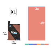 Load image into Gallery viewer, OZAEO Quick Dry Sports Towel | Lightweight Microfiber Gym &amp; Travel Towel with Mesh Bag