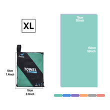 Load image into Gallery viewer, OZAEO Quick Dry Sports Towel | Lightweight Microfiber Gym &amp; Travel Towel with Mesh Bag