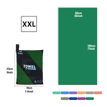 Load image into Gallery viewer, OZAEO Quick Dry Sports Towel | Lightweight Microfiber Gym &amp; Travel Towel with Mesh Bag