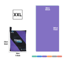 Load image into Gallery viewer, OZAEO Quick Dry Sports Towel | Lightweight Microfiber Gym &amp; Travel Towel with Mesh Bag