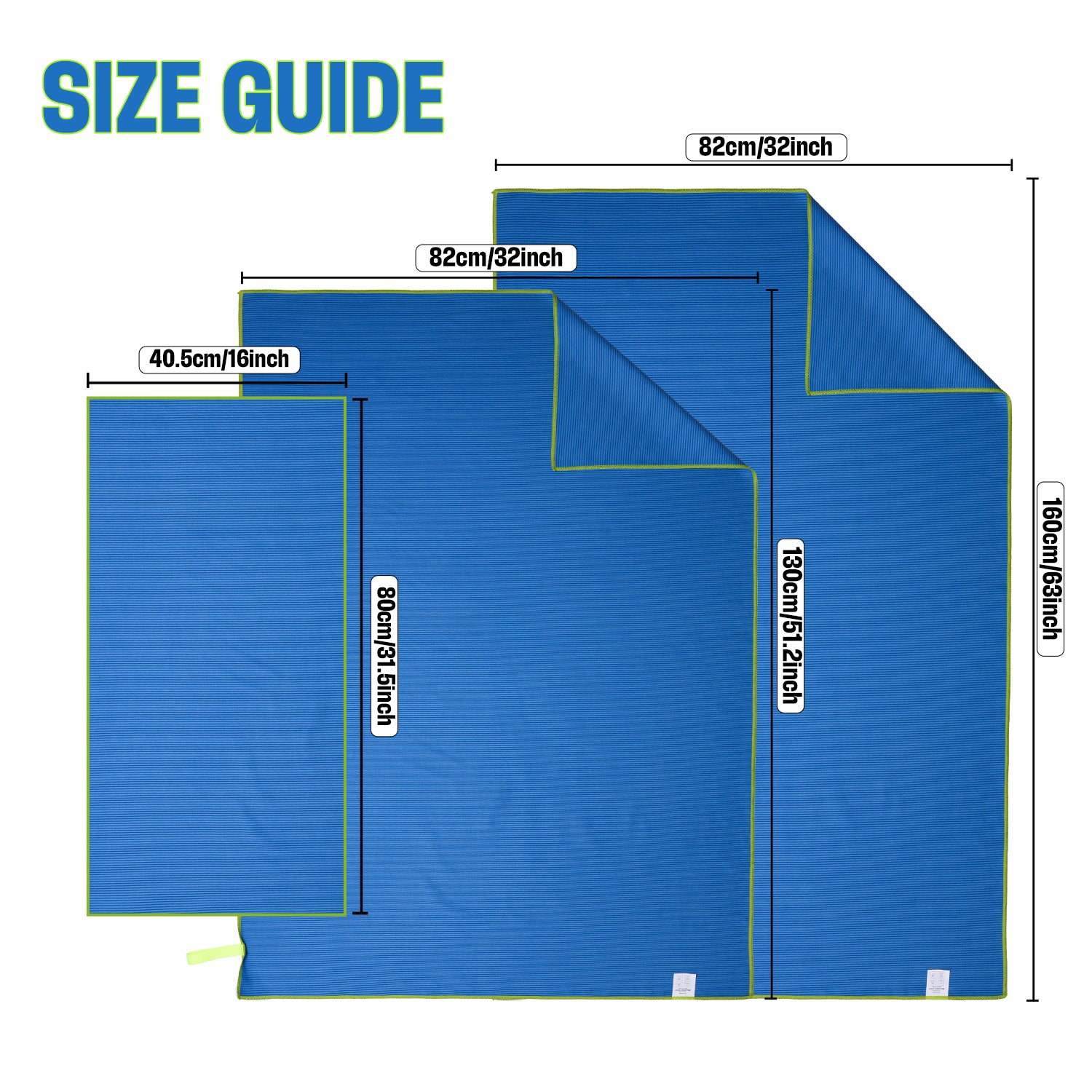 OZAEO Microfiber Beach Towel for Travel & Swim – Quick Dry, Sand Friendly, Super Absorbent