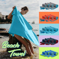 OZAEO Microfiber Beach Towel for Travel & Swim – Quick Dry, Sand Friendly, Super Absorbent
