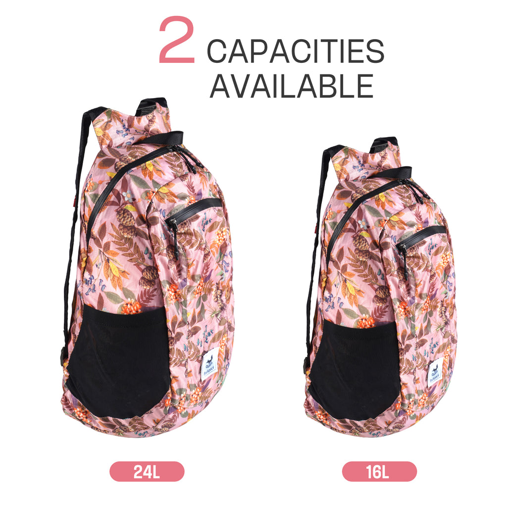 OZAEO Packable Hiking Daypack | Lightweight Water-Resistant Backpack for Travel & Camping
